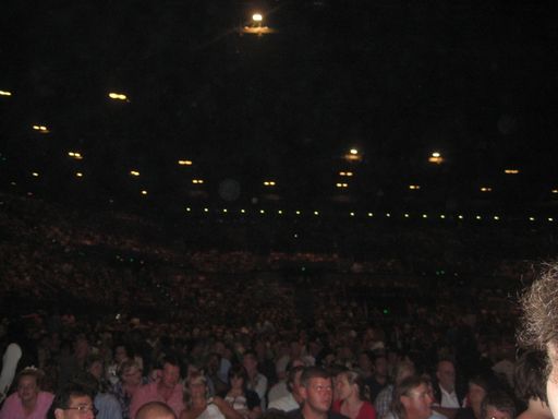 Saturday night crowd in Brisbane 